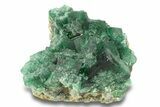 Fluorescent Green Fluorite Cluster - Diana Maria Mine, England #301736-1